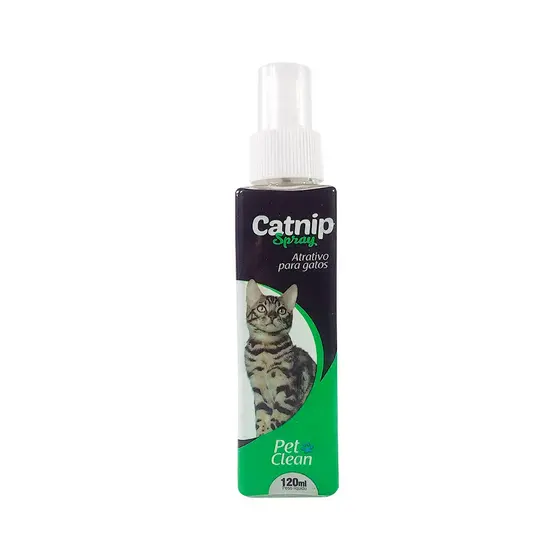 Catnip Erva Gateira Spray Atrativo Para Gato Pet Clean 120ml