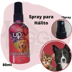 SPRAY PARA HALITO PARA CAES E GATOS TUTTI-FRUTTI 1 UNIDADE 80ml UP CLEAN
