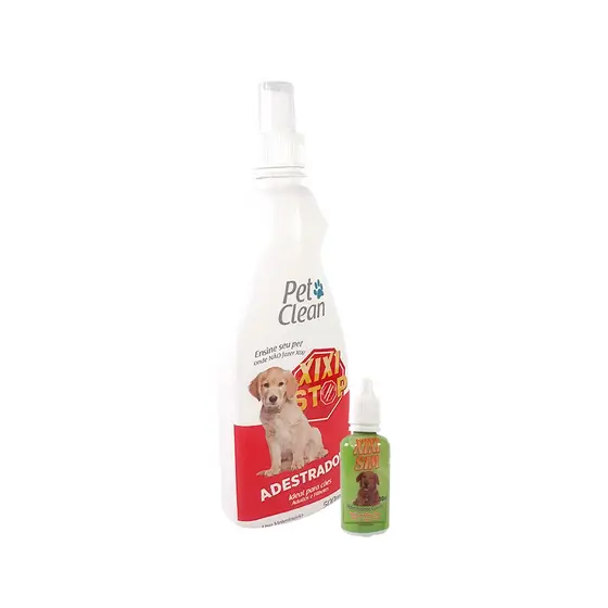 Educador Casadinho Pet Clean Pipi Certo 30ml Xixi Não 500ml