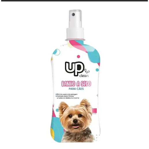 banho a seco cães up clean