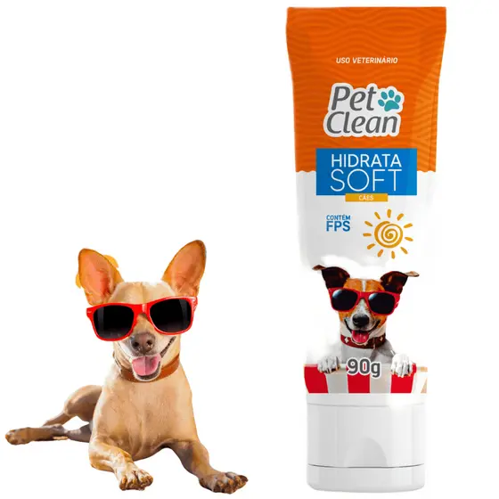 Termo Hidratante Protetor Solar Cães E Gatos 90g Petclean