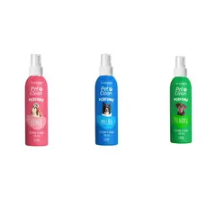 Descubra a Elegância Canina e Felina com o Kit Pet Clean - Inclui Perfume Feminino, Masculino e para Filhotes, uma Experiência de Fragrância Única para Animais de Estimação, Garantindo Frescor e Carinho. Um Toque de Luxo para o Bem-Estar do seu Pet