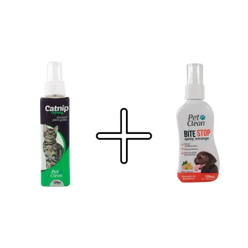Kit Cat Nip + Bit Stop da Pet Clean para Cães e Gatos, o Combo Perfeito para Saúde e Bem-Estar Animal