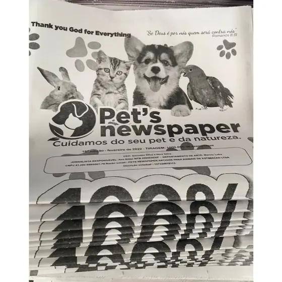 APARAS DE JORNAL PET 25KG