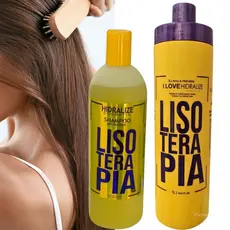 Progressiva Lisoterapia + Shampoo Anti Resíduos 500ml