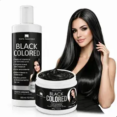 Kit Matizador Black Cabelos Pretos E Shampoo 300ml Premium