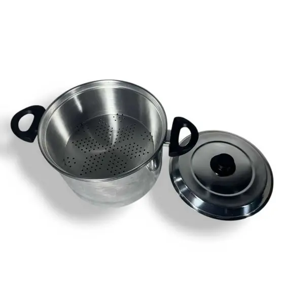 PANELA 3 EM 1 EM ALUMÍNIO POLIDA 22 CM