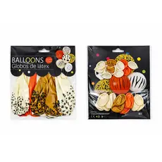 Balão Decorativo Safari 12 Polegadas – Kit com 12 Unidades | Estampa Animal