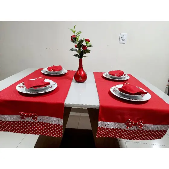 Caminho Trilho de mesa com laço 1.45 X 0.40