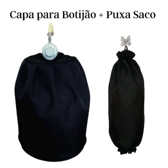 Capa Para Botijão + Puxa Saco Cores Lisas