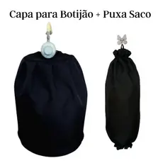 Capa Para Botijão + Puxa Saco Cores Lisas