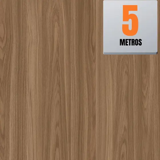 Papel de Parede PREMIUM Rolo 5 Metros Autoadesivo Imitação Madeira Salas e Quartos 5m x 45cm
