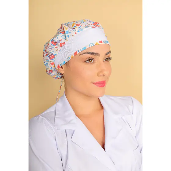 Touca gorro de cozinha, enfermagem, odonto, veterinaria, culinaria, cirurgica