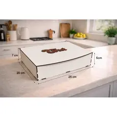 Caixa Chá MDF Luxo Preta Porta Sachês Organizador Cozinha Decoração 9 Lugares