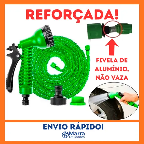 Mangueira Mágica Original 15/30/60 Metros Flexível Expansível Para Jardim