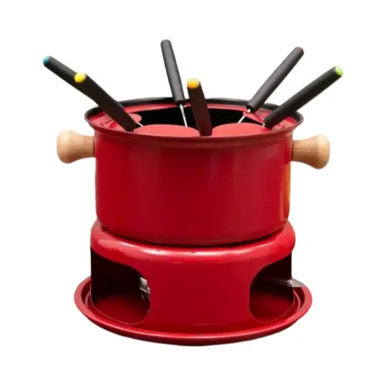 conjunto de fondue 11 peças, aparelho de fondue