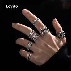 Lovito Anéis de Retro HipHop LFASCS563