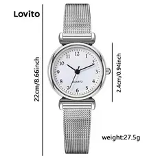 Lovito Assistir Business Earth Relógio Branco LFASCS1635