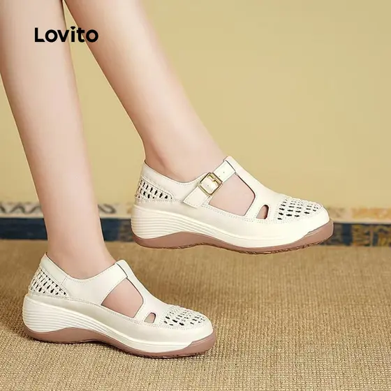 Lovito Sapatos Mary Janes Elegantes de Lazer para Mulheres LFA91122