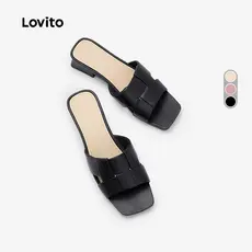 Lovito Sandálias Planas Casuais para Mulheres LFA106058