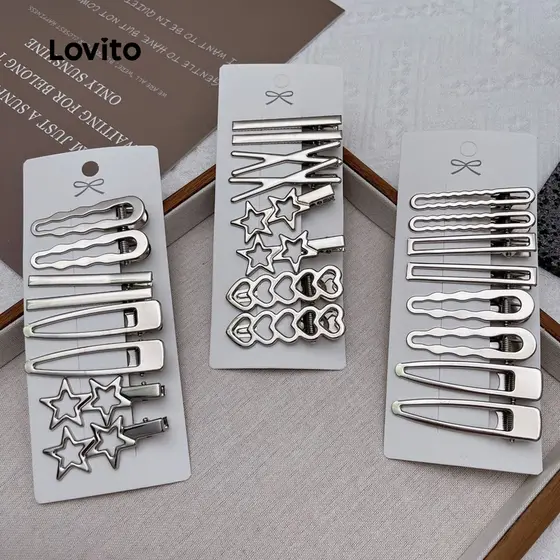 Lovito Grampos de Cabelo simples LCS31A175