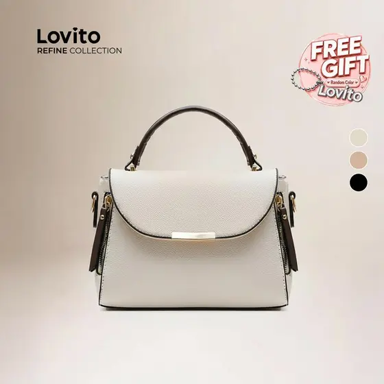 (Bags) Refine by Lovito Casual liso pequeno quadrado Bolsa feminina LFAR9075