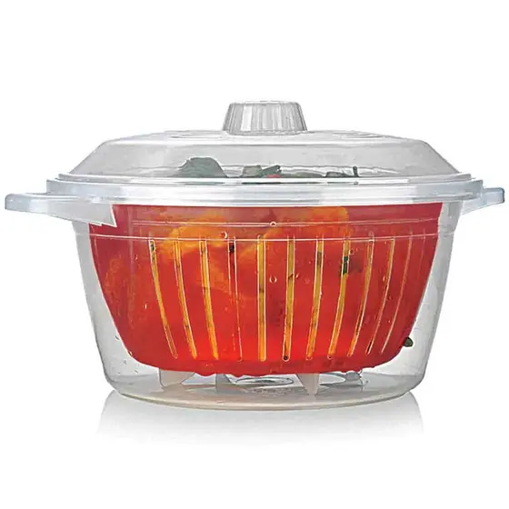 Panela Para Cozimento à Vapor Microondas 2,6 Litros Legumix Livre de BPA