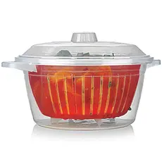 Panela Para Cozimento à Vapor Microondas 2,6 Litros Legumix Livre de BPA