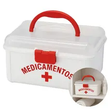 Maleta Primeiros Socorros de Medicamentos Frasqueira 1,4 Litros Nitron