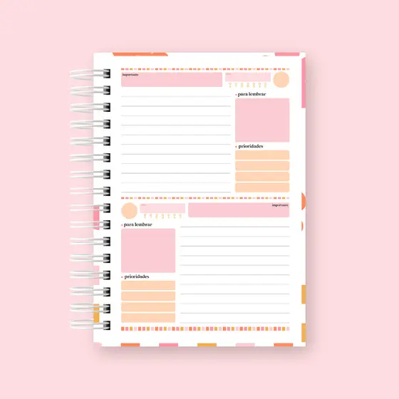 2 un de MIOLO DE AGENDA PERMANENTE – 1DPP ou 2DPP | PRONTA ENTREGA
