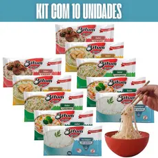 Kit com 10 e 5 Unidades de Lámen Instantâneo Bifum Macarrão de Arroz Sem Glúten Leve 67g
