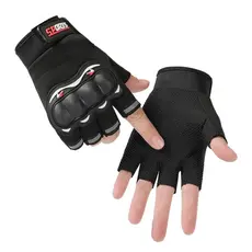 Luvas De Motocicleta Meio Dedo Antiderrapante Respirável Para Ciclismo MVY-8