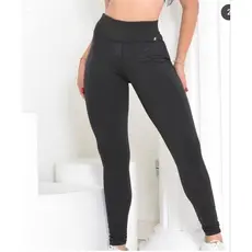 Calça Legging Flanelada Quentinha Montaria Empina Bumbum