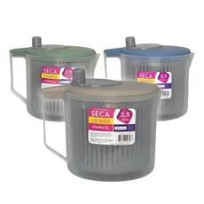 Centrífuga Secador Salada Manual 2,5 Litros p/ Folhas Frutas Verduras Promoção Entrega Rápida