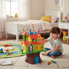 Casinha Árvore Divertida C/ Acessório Boneca Homeplay Envio Rápido Super Promoção!!