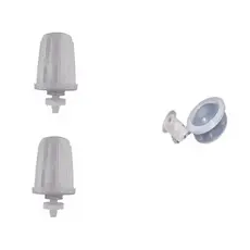 Kit 2 Vela Carvão Ativado + 1 Boia Filtro de Barro Plástico