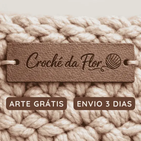Etiquetas Personalizadas em Couro Sintético Gravadas a Laser | Alta Durabilidade