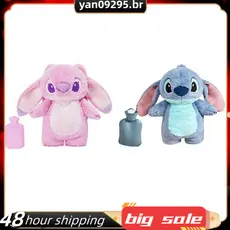Stitch Winter Extra Large Plush Garrafa De Água Quente De Pelúcia Grande Anime Aquecedor Para Mulheres