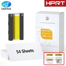 Papel Fotográfico Colorido Original HPRT 10x15cm Sublimação Térmica Para Impressora Fotográfica CP4000L CP4100