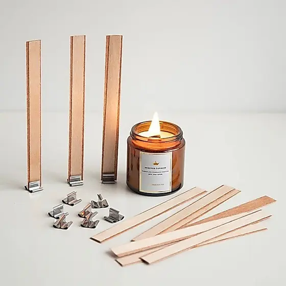 Pavio Para Velas Artesanais Madeira Ou Parafinado - 10 unidades