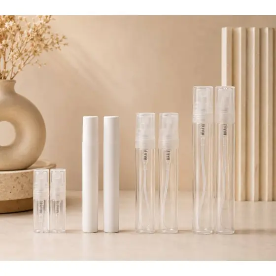 Kit Com 10 unid. Frasco de 2ML 5ML 8ML OU 10ml Minis Sprays Com Válvula Para Amostra De Perfumes