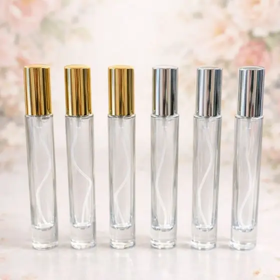 Frasco De 10ml Com  10 Sprays Com Válvula Para Amostra De Perfumes