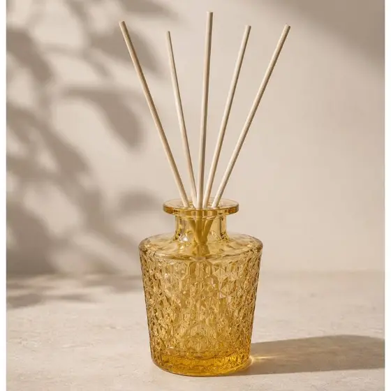 Mini Garrafa Difusor Vaso De Vidro de Ambiente Com Varetas - Aromatizador