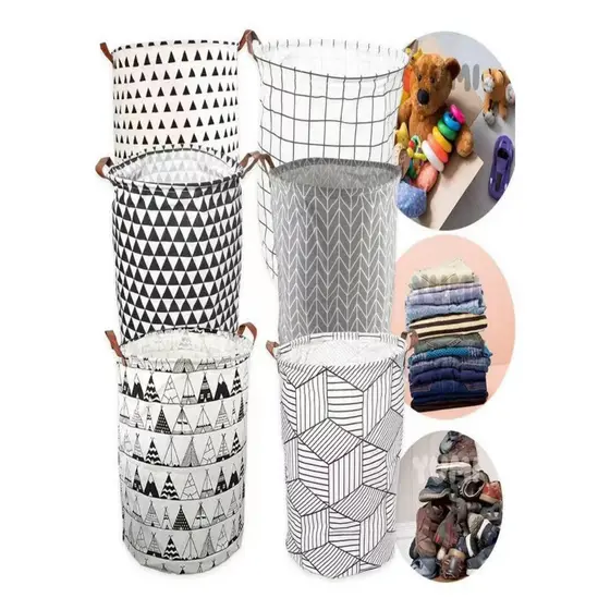 Cesto organizador brinquedo roupa suja multiuso