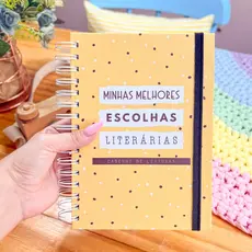 Caderno de Leituras - Reading book - 100 folhas - Aprox. 80 Registros