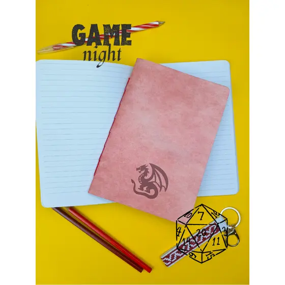 Caderno RPG Registro de campanha Dragon