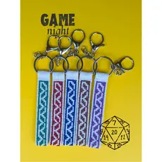 Chaveiro em ponto cruz Asas decorativo - RPG