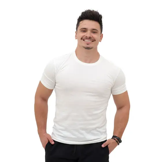 Camiseta Masculina Básica Lisa