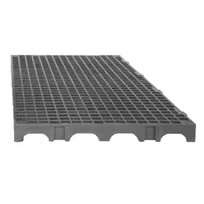 Estrado Piso Palete Deck de Plástico 25X50X2,5 Cinza
