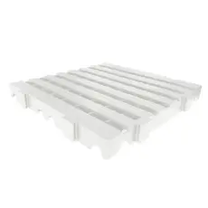 kit 04 ou 01 und Piso Plástico, Estrado de Plástico 40x40x4,5 cm, Deck de Plástico, Palete Plástico